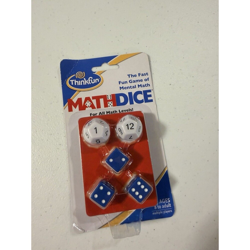 Think Fun Math Dice Learning Game- Educational/ Fun- NEW - Picture 2 of 4